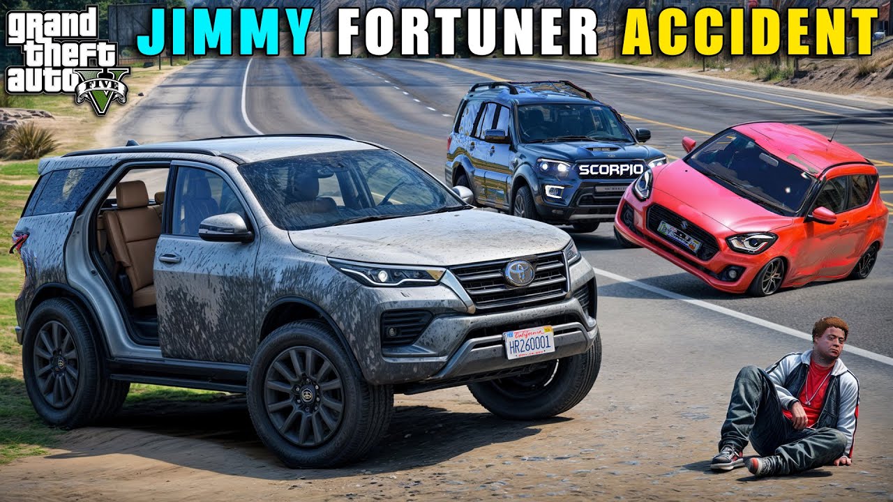 टूट गई NEW FORTUNER फिर से !! 😞SWIFT BIGGEST ACCIDENT |GTA V GAMEPLAY | GTA 5| GTA V GAMEPLAY |GTA 5