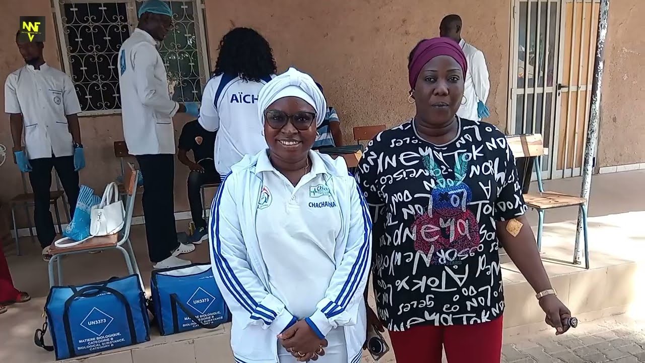 JOURNEE MONDIALE  DES DONNEURS DE SANG CHACHAMINA EN COLLABORATION AVEC L'HOPITAL REGIONAL DE KAFFRI