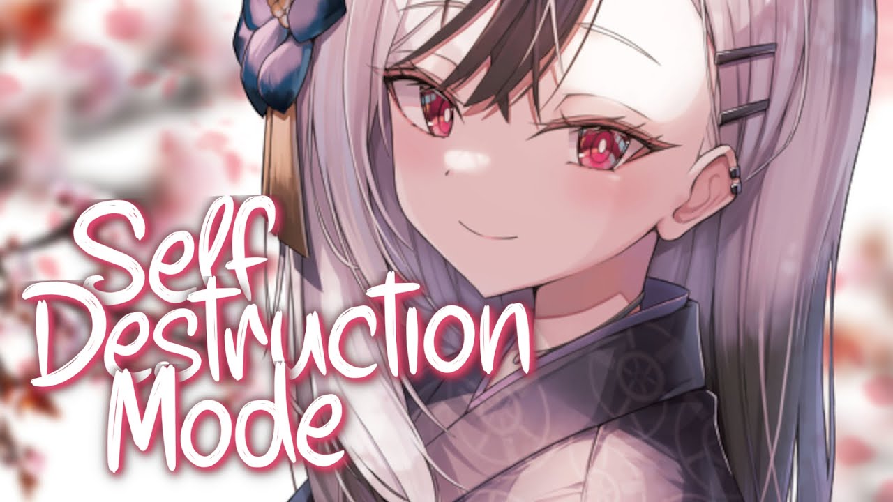 「Nightcore」 Self Destruction Mode - The Chainsmokers, bludnymph ♡ (Lyrics)