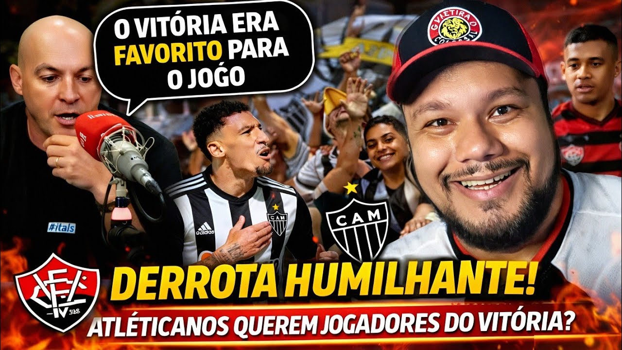 🚨 IMPRENSA MINEIRA REPERCUTE DERROTA DO GALO E TORCIDA PEDE ERICK E BARALHAS NO ATLÉTICO