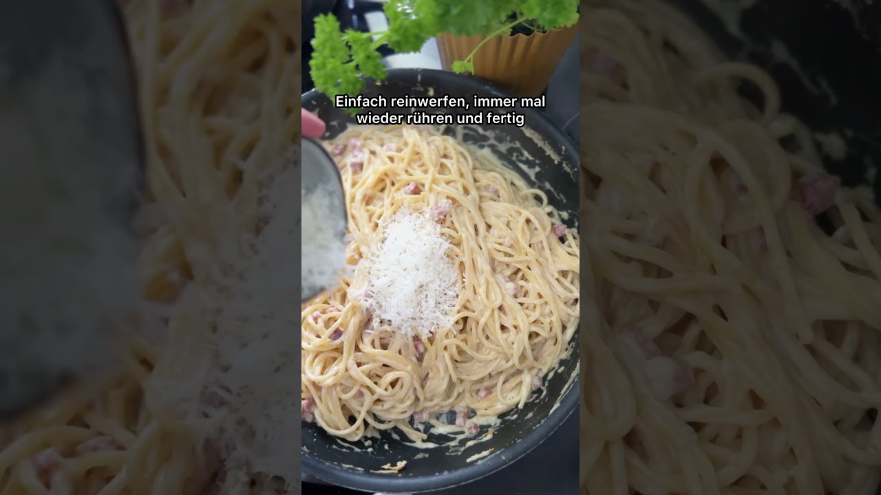 One Pot Spaghetti 🤩 mit K&auml;se-Sahne-Sauce