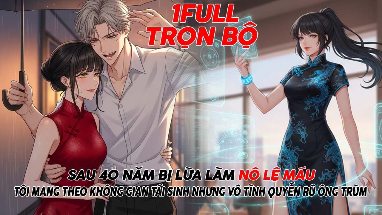 SAU 40NĂM BỊ LÀM NÔ LỆ MÁU TÔI MANG THEO KHÔNG GIAN TÁI SINH NHƯNG VÔ TÌNH QUYẾN RŨ ÔNG TRÙM FULL 1
