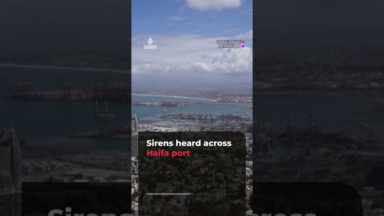 Sirens heard across Haifa port