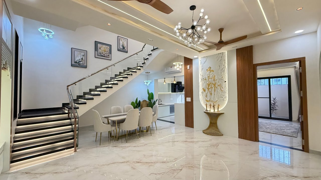 5BHK Kothi For Sale In Jaipur Rajasthan | 30x57 House Design with Lift & Theatre