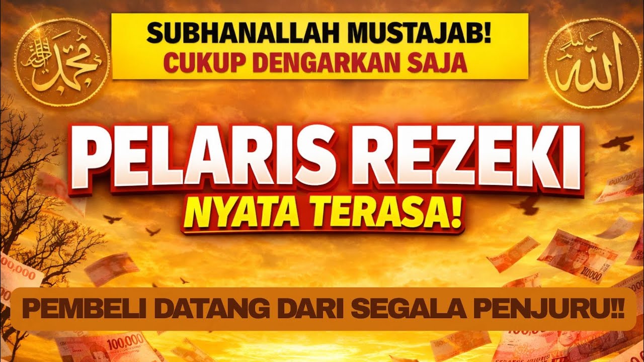 SUBHANALLAH! Cukup Dengarkan Saja, Jualan Ludes Tak Tersisa, Rezeki Datang Dari Segala Arah.