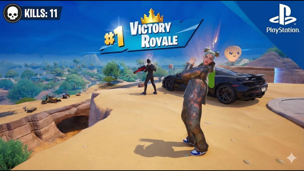 Fortnite On PS5 EVA Skin Gameplay (144FPS HDR)