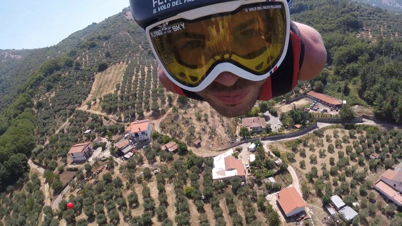 Volo dell'angelo Rocca Massima - Flying in the sky - 02/08/2017