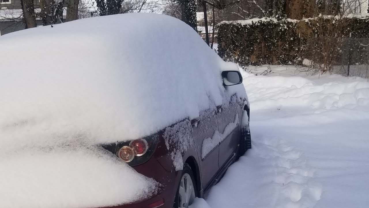 The aftermath of snowmageddon. northeast ohio.