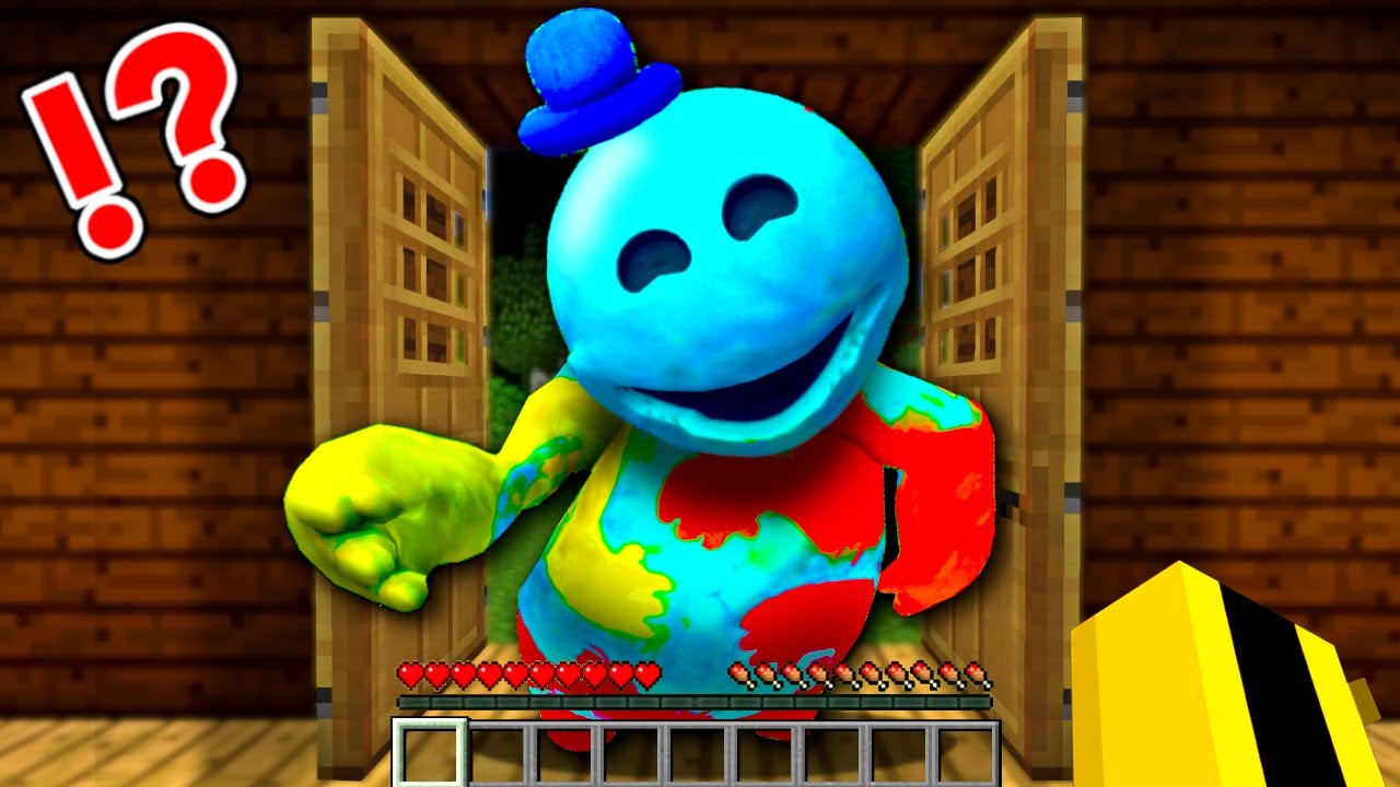 ポピープレイタイムの『ドーイ・ザ・ドーマン』に襲撃されるマインクラフト😱【マイクラ まいくら】はっぴんず