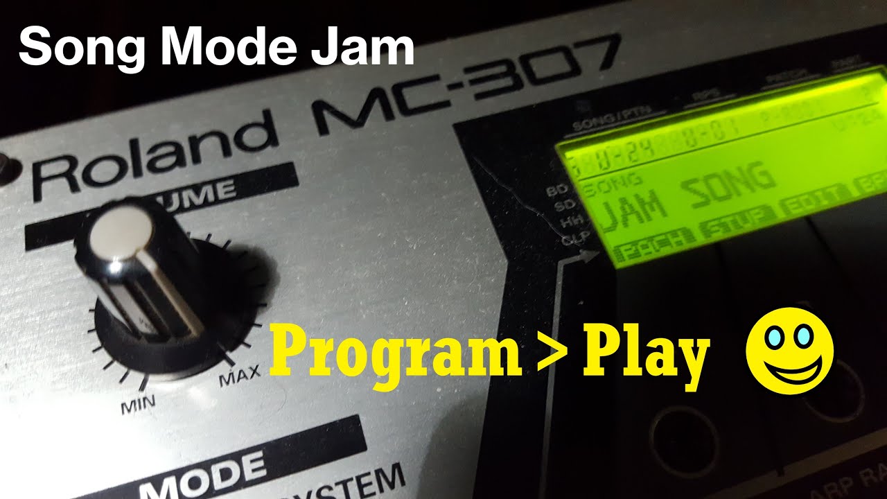Roland MC-307 - Song Mode Jam