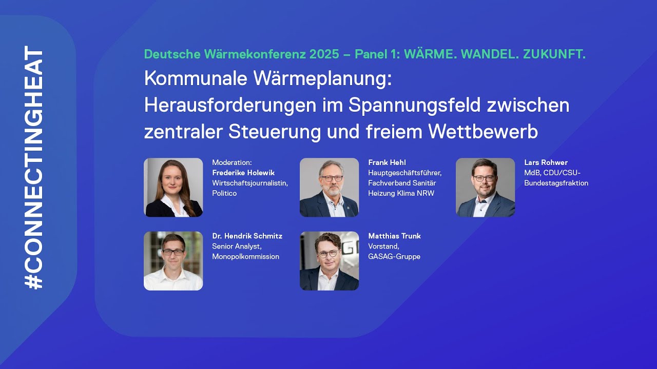 Kommunale Wärmeplanung: Im Spannungsfeld zwischen Steuerung und Wettbewerb