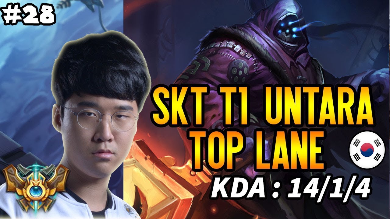 SKT T1 Untara with JAX - Destroying KR challenger - Season 8