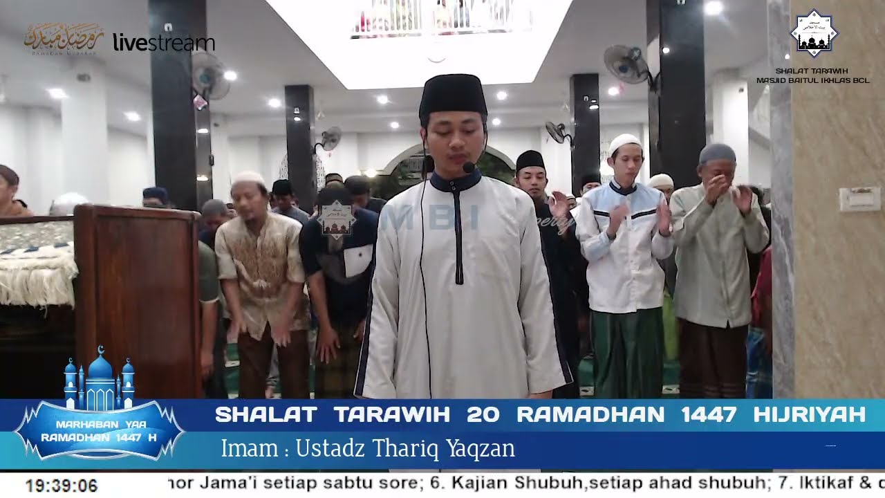 Ust. Thariq Yaqzan. - Tarawih malam ke 20 Ramadhan 1447 H