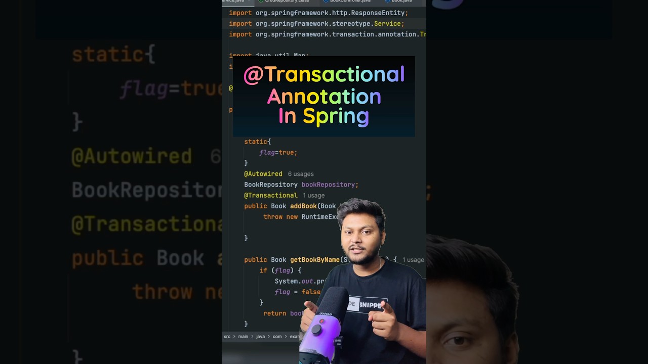 Spring Transactions и транзакционная аннотация #javaframework #springframework #programming