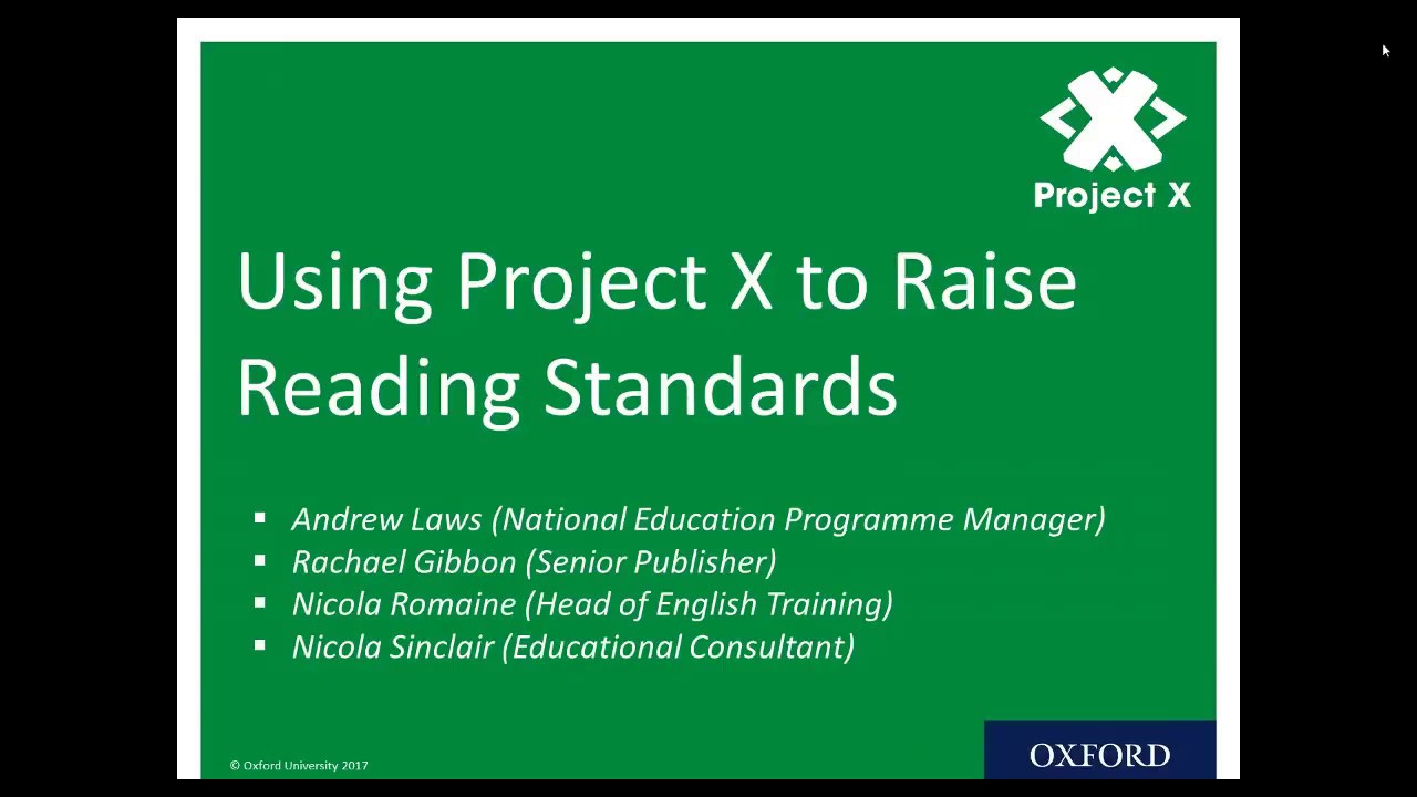 Raising Reading Standards with Project X
