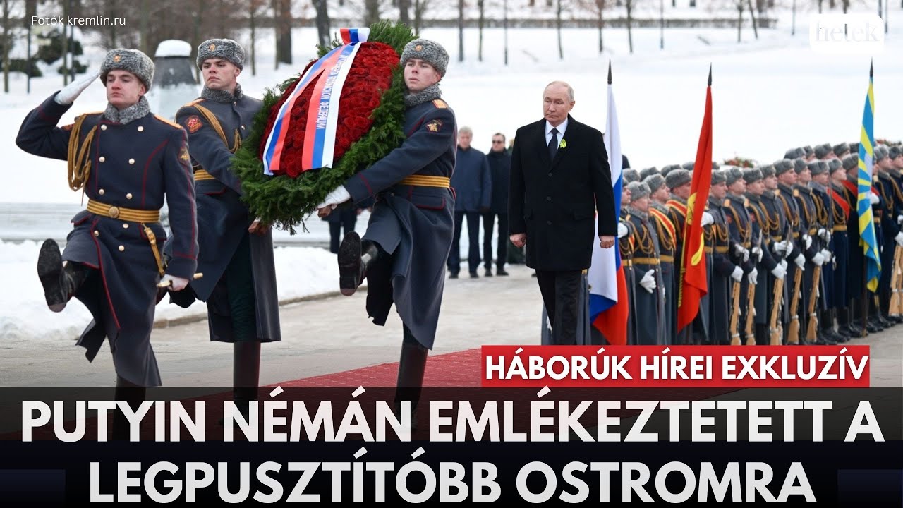 3 millió lakos volt, 800 ezer maradt: Putyin a legbrutálisabb, 872 napos városostromról emlékezett