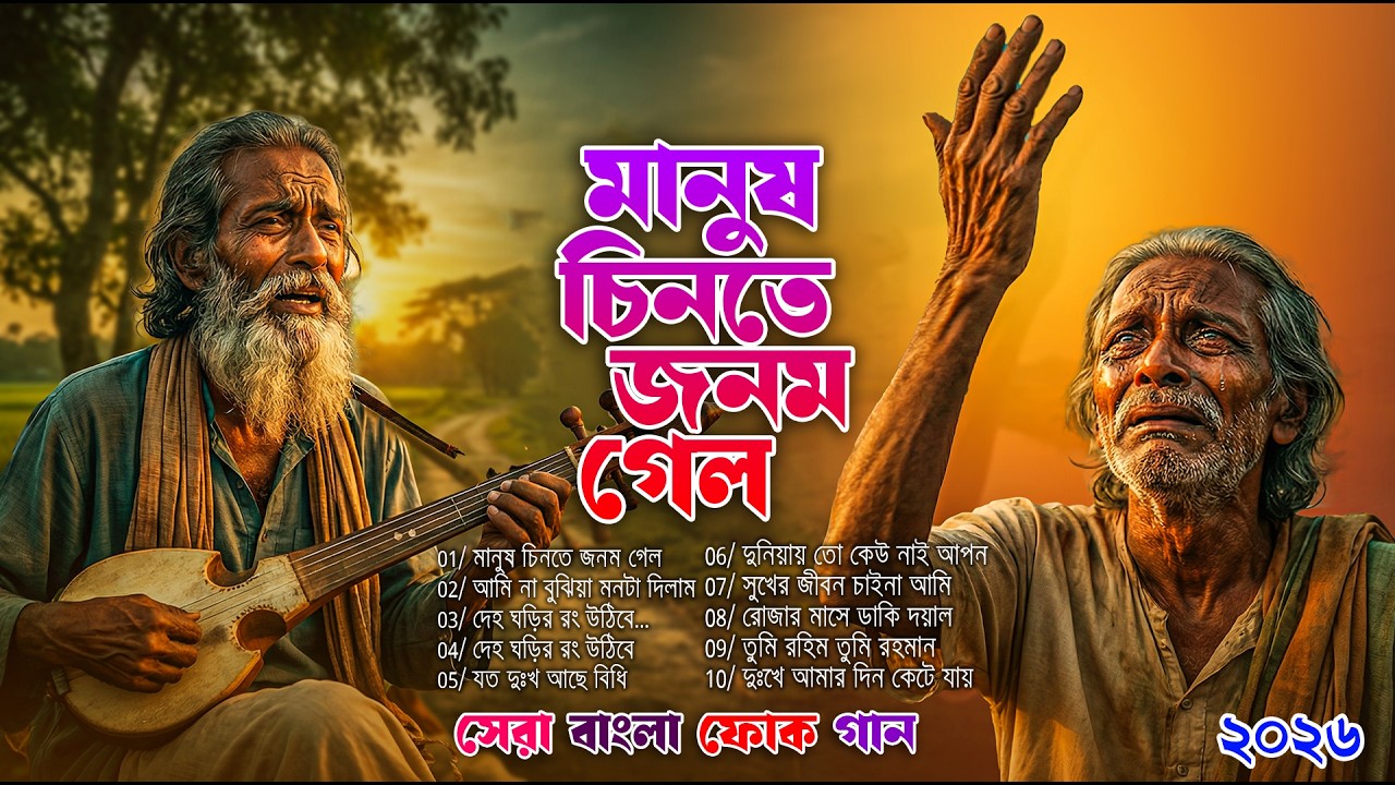 মানুষ চিনতে জনম গেল | নতুন বাউল গান ২০২৬ | দয়াল ভক্তি গান | Bangla Baul Song | Lucky Music