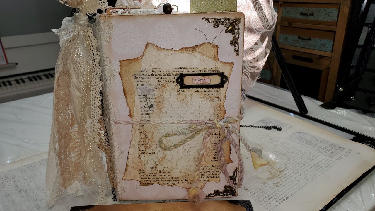 Junk Journal Shabby Chic Vintage Journal Victorian Journal Ladies Journal Part 2
