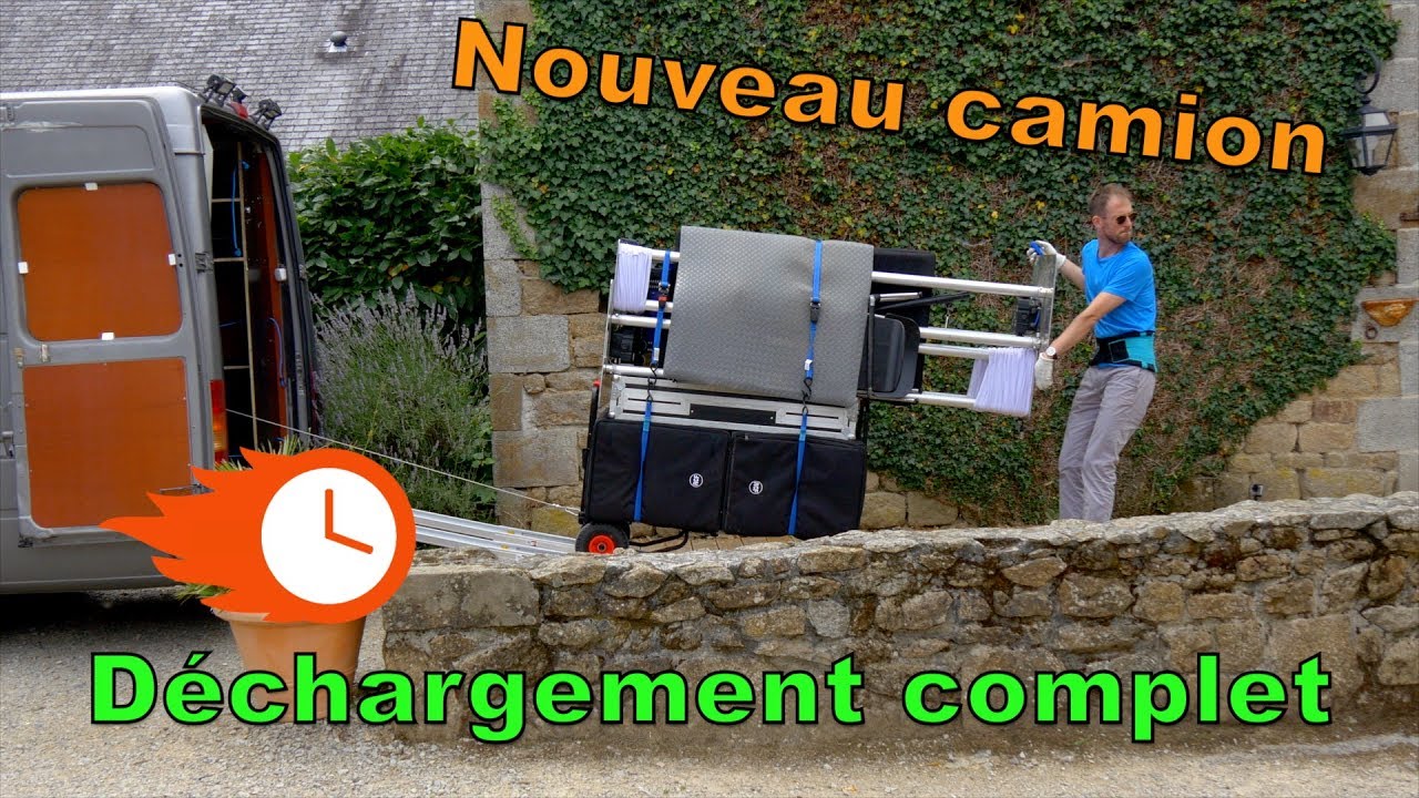 Déchargement du nouveau camion - DJ Setup - Ma Sono Timelapse