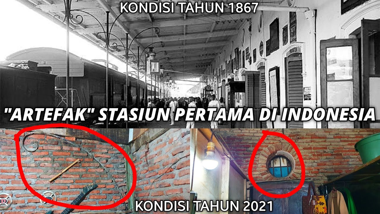 SISA PENINGGALAN STASIUN SAMARANG NIS (STASIUN PERTAMA DI INDONESIA)