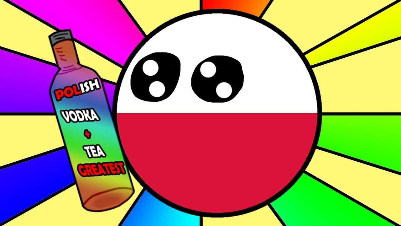 Poland Created New Vodka+Tea [Countryballs Animation]