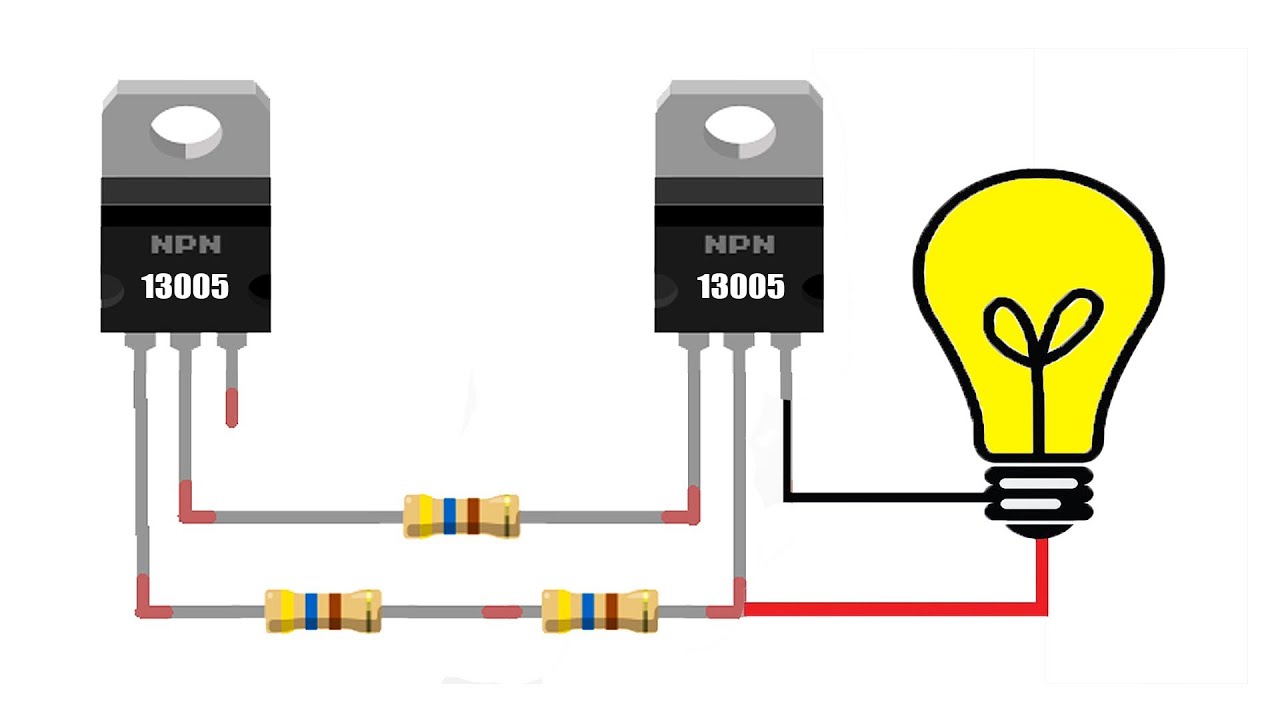 13005 Transistor Inverter Circuit /12v DC To 220v AC