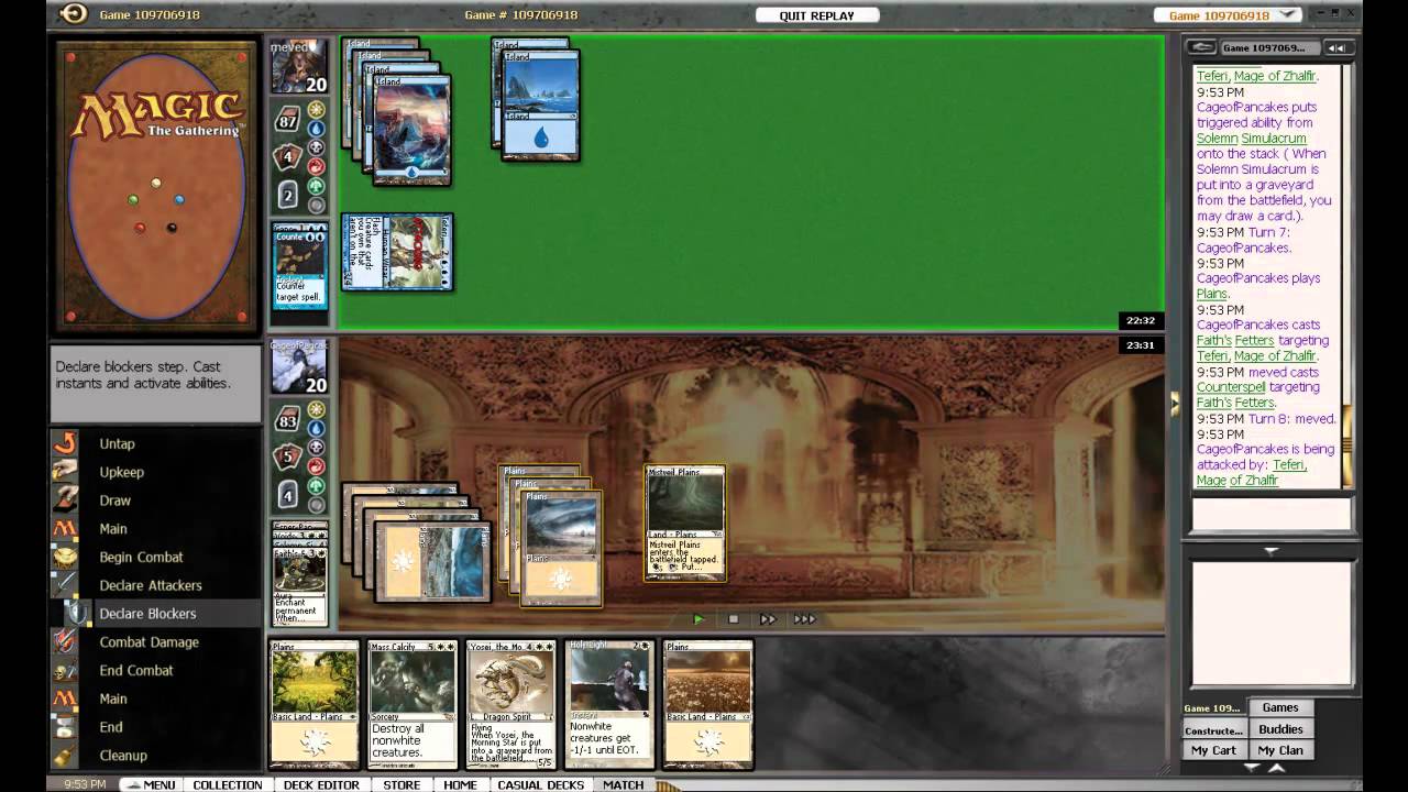 MTGO - Cageofpancakes vs Meved - MWC vs MUC [2/2]