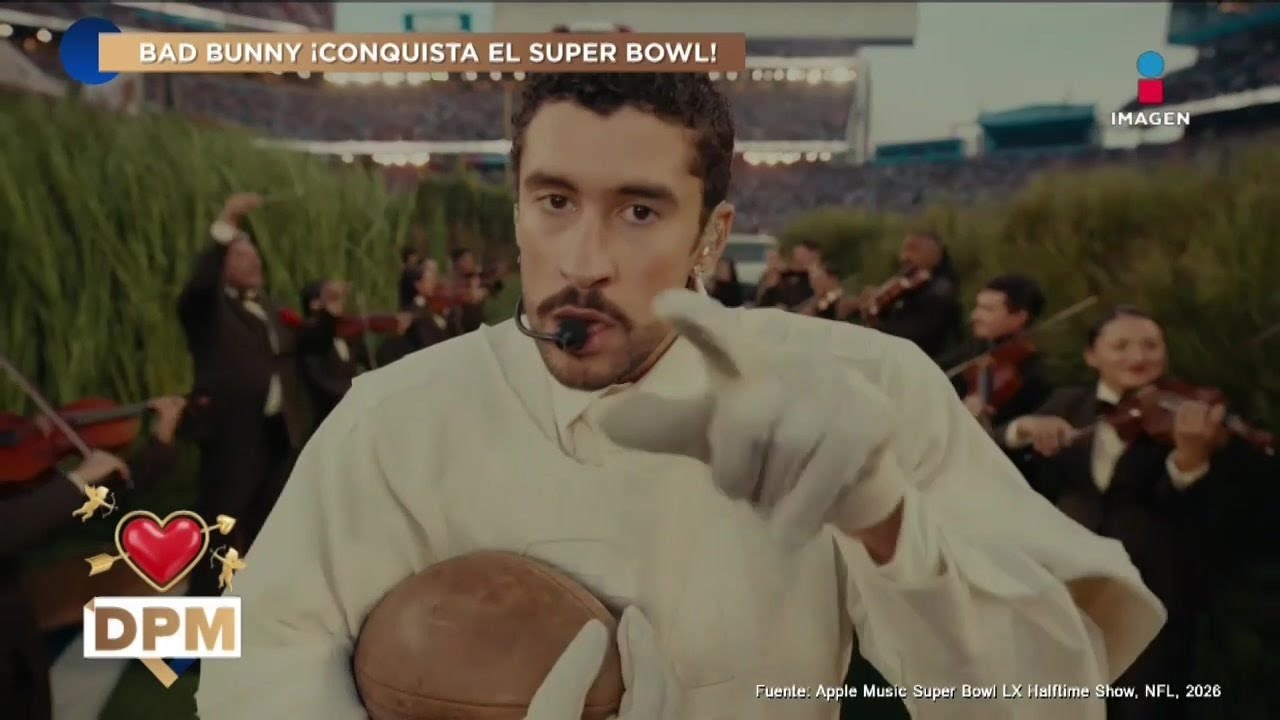 'El primero en dar mensaje a la cámara' ¡Bad Bunny pone en ALTO la cultura LATINA en el Super Bowl!