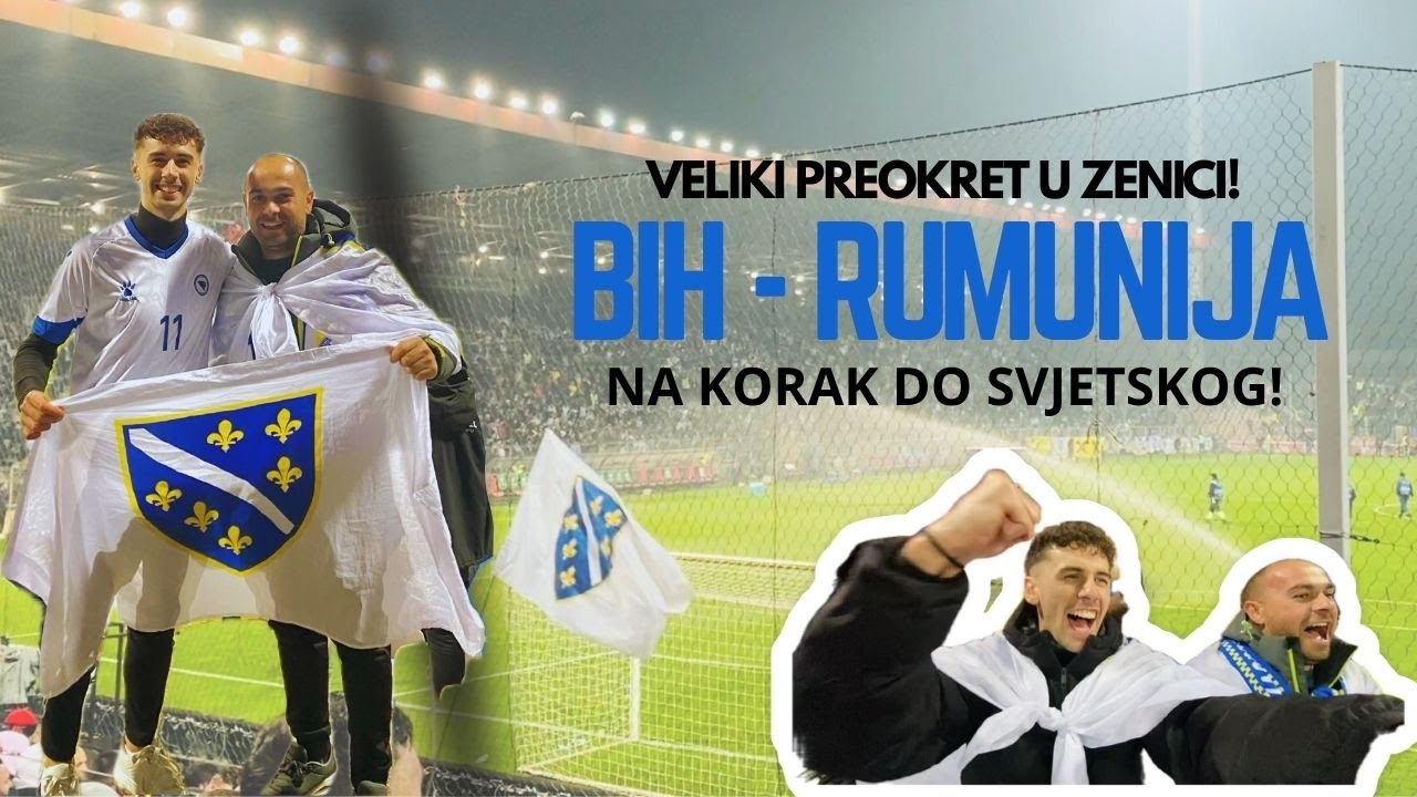 BILI SMO NA UTAKMICI BIH - RUMUNIJA │PONOVO DŽEKO I NEVJEROVATNA ATMOSFERA NA TRIBINAMA!