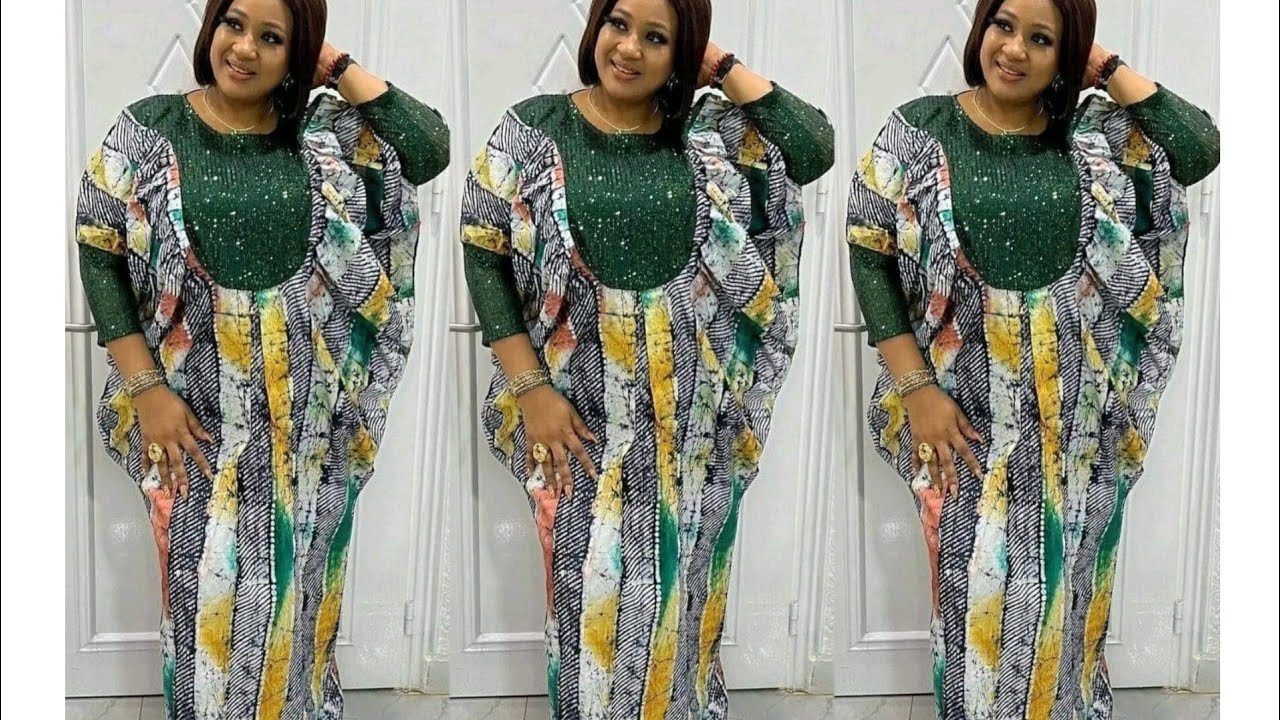 How to CUT and SEW TRENDY DRAPED COWL KAFTAN