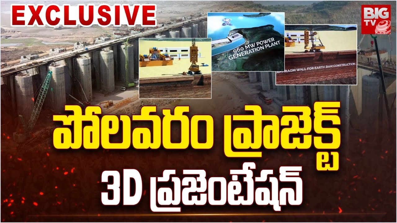 BIG TV 3D View of Polavaram Project: పోలవరం ప్రాజెక్ట్ 3D ప్రజెంటేషన్ EXCLUSIVE | BIG TV