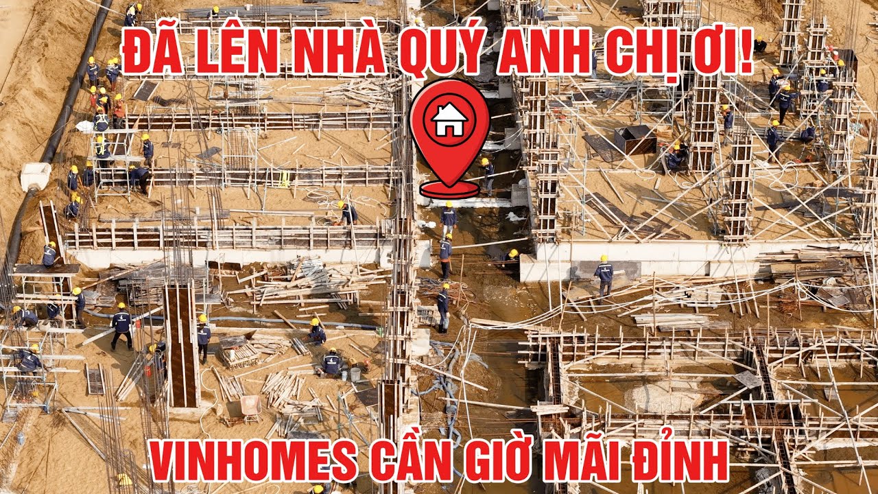 BẮT ĐẦU ĐỔ SÀN LÊN TẦNG NHÀ PHỐ SHOPHOUSE VINHOMES CẦN GIỜ - QUÁ NHANH VÀ NGỠ NGÀNG*Mê Vin Cần Giờ