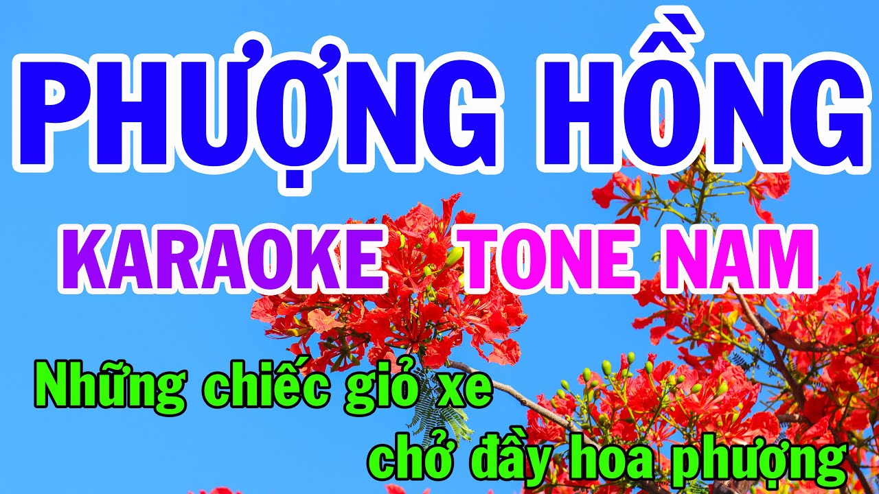 Karaoke Phượng Hồng Tone Nam Nhạc Sống gia huy beat