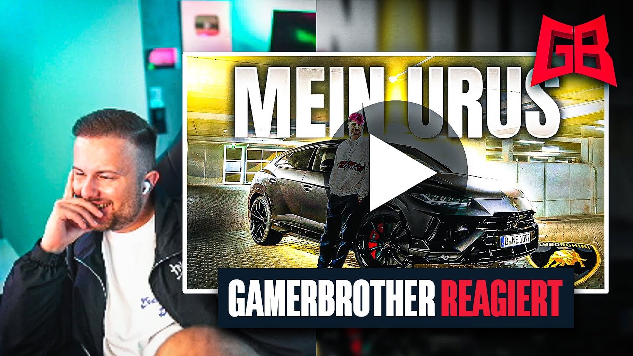 LAMBORGHINI URUS!😍 GamerBrother REAGIERT auf DAS NEUE AUTO VON ELIASN97 😱