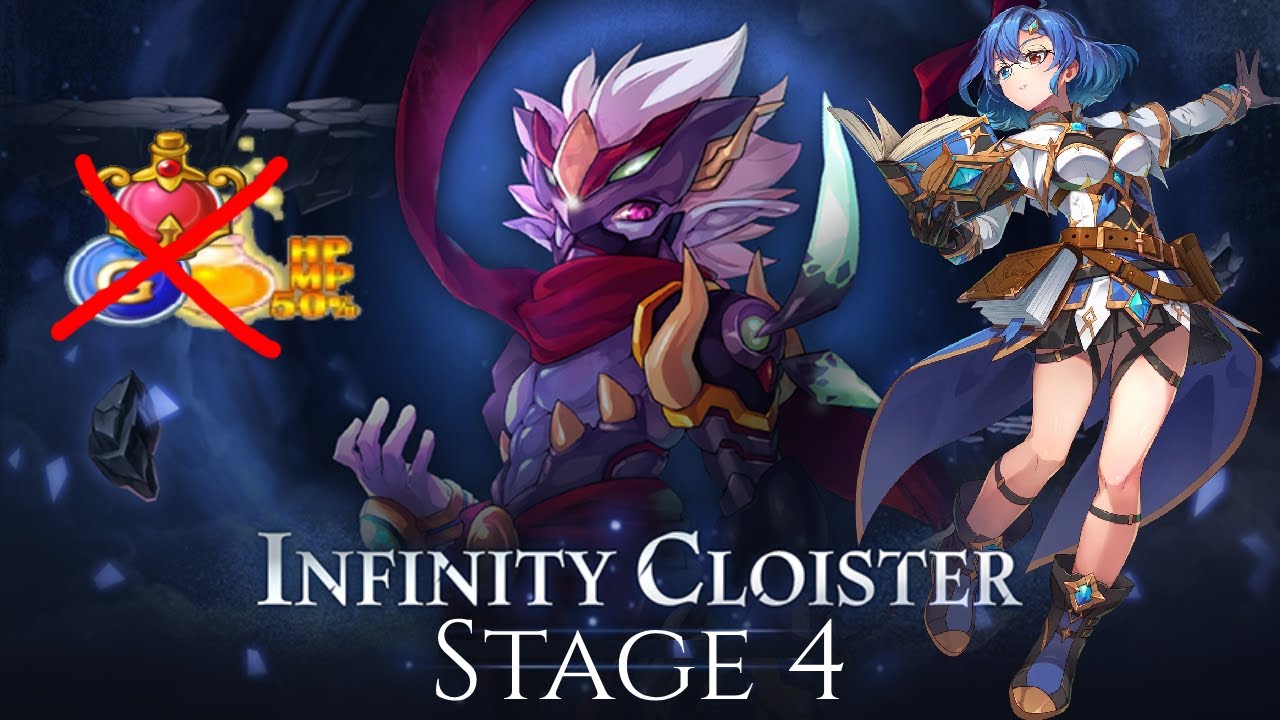 Mari | Infinity Cloister Stage 4 (no potions)  - Grand Chase Classic