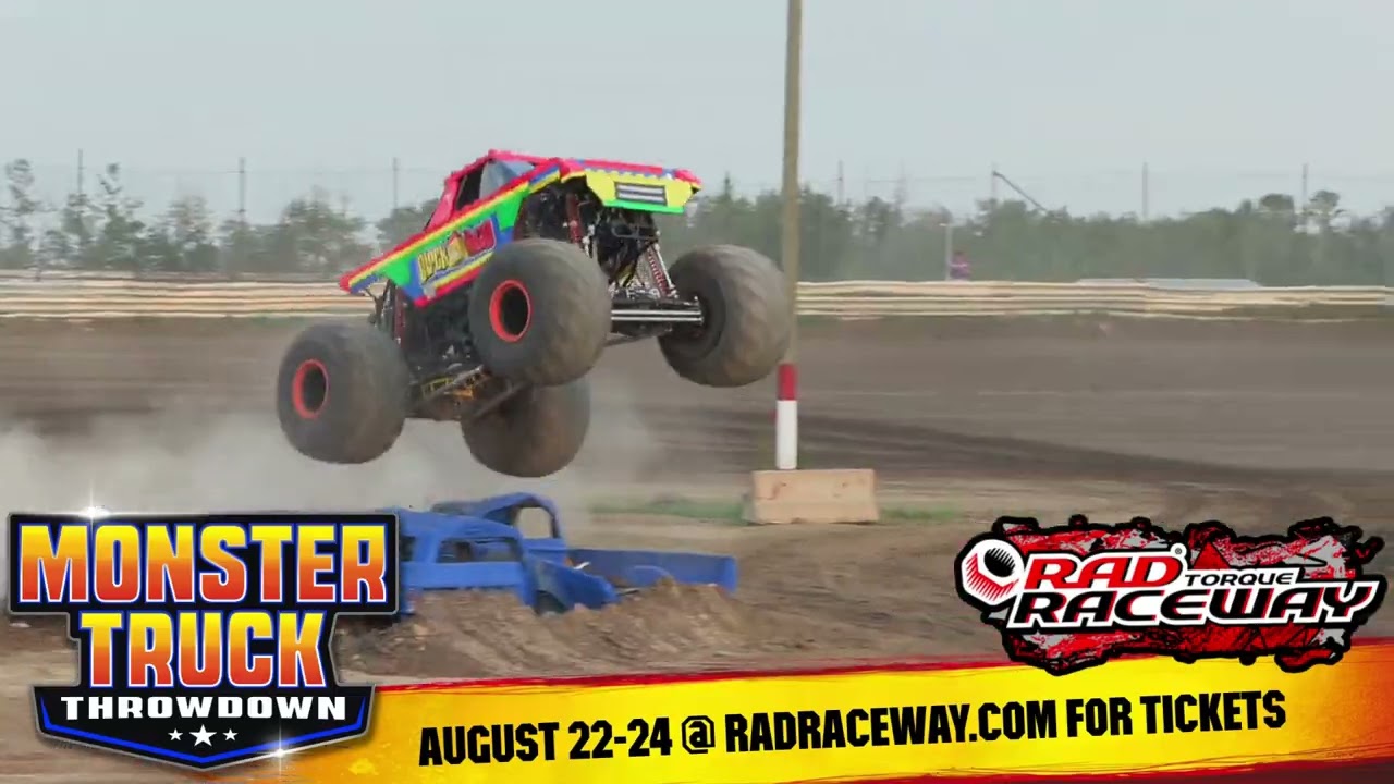 Monster Truck Throwdown 2025 | RAD Torque Raceway, Edmonton