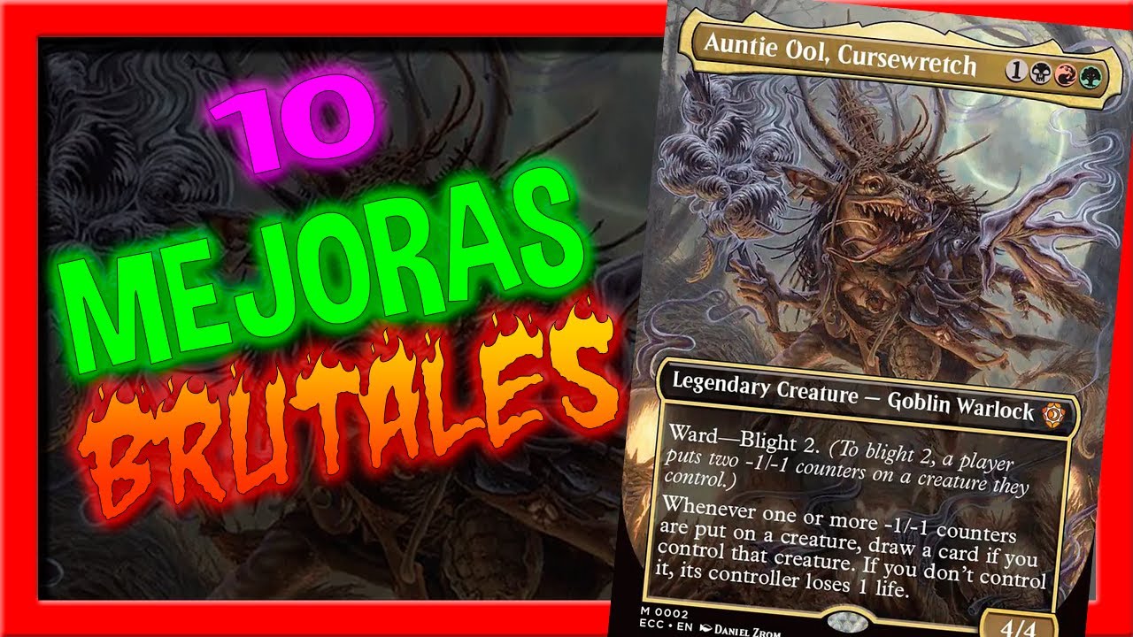 10 MEJORAS para el precon MALDICIÓN PERJUDICADORA (Blight Curse) de LORWYN ECLIPSED Auntie Ool