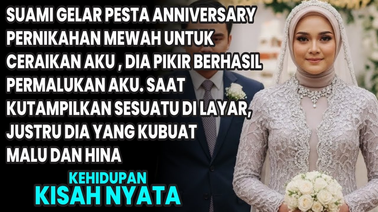 SUAMI GELAR PESTA ANNIVERSARY UNTUK PERMALUKAN DAN CERAIKANKU - TAPI JUSTRU DIA YANG KUBUAT MALU