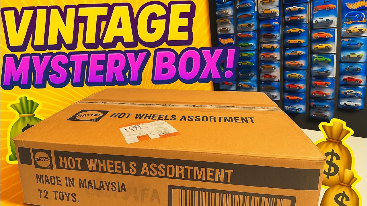25-YEAR-OLD HOT WHEELS MYSTERY BOX UNBOXING! 90s Variants Inside!