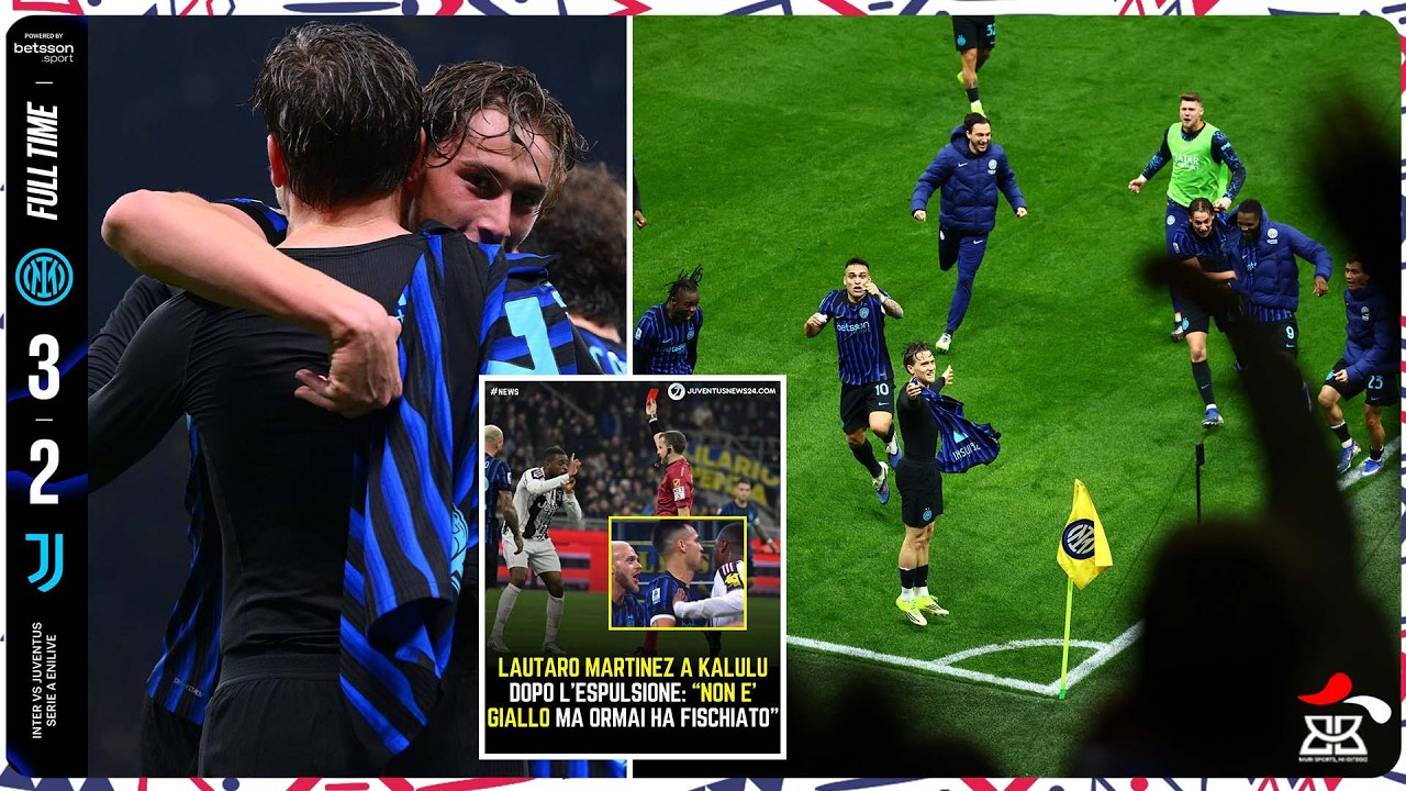 INTER YATSINZE JUVENTUS ARIKO UMUKINO USIGA IMVURURU KUBERA KUTISHIMIRA IMISIFURIRE💥