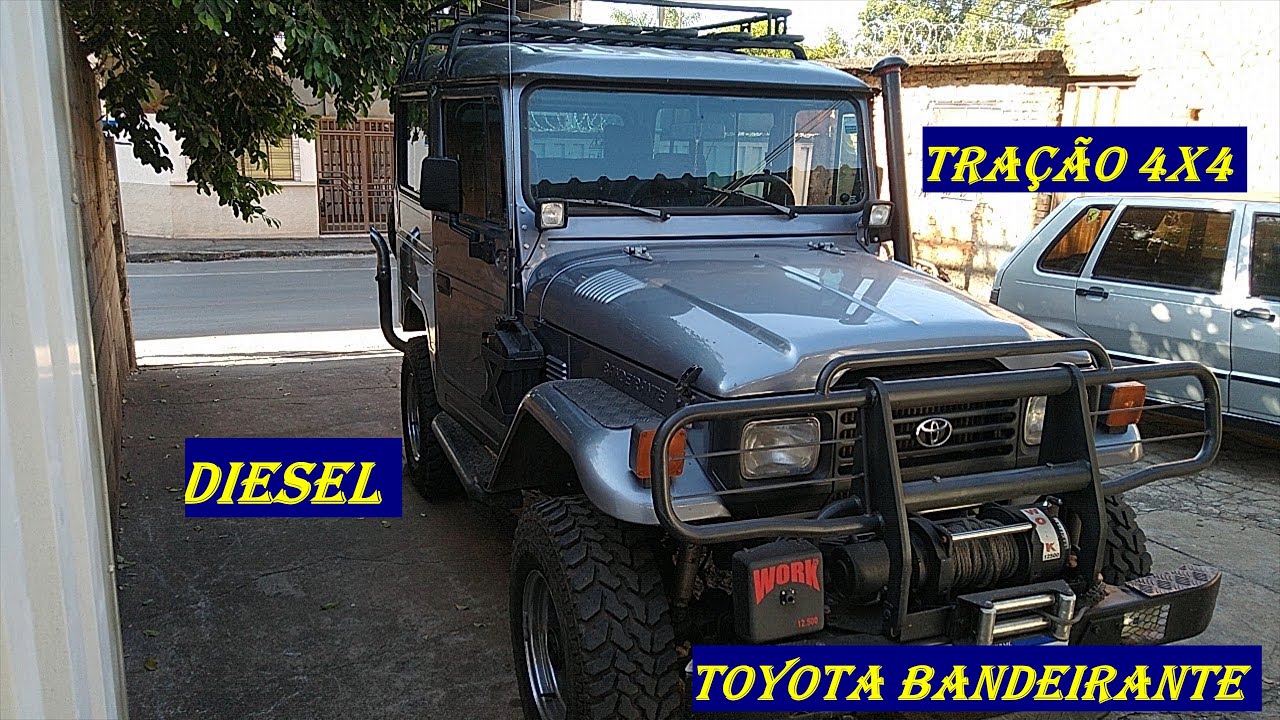 Toyota Bandeirante, em estado de novo.