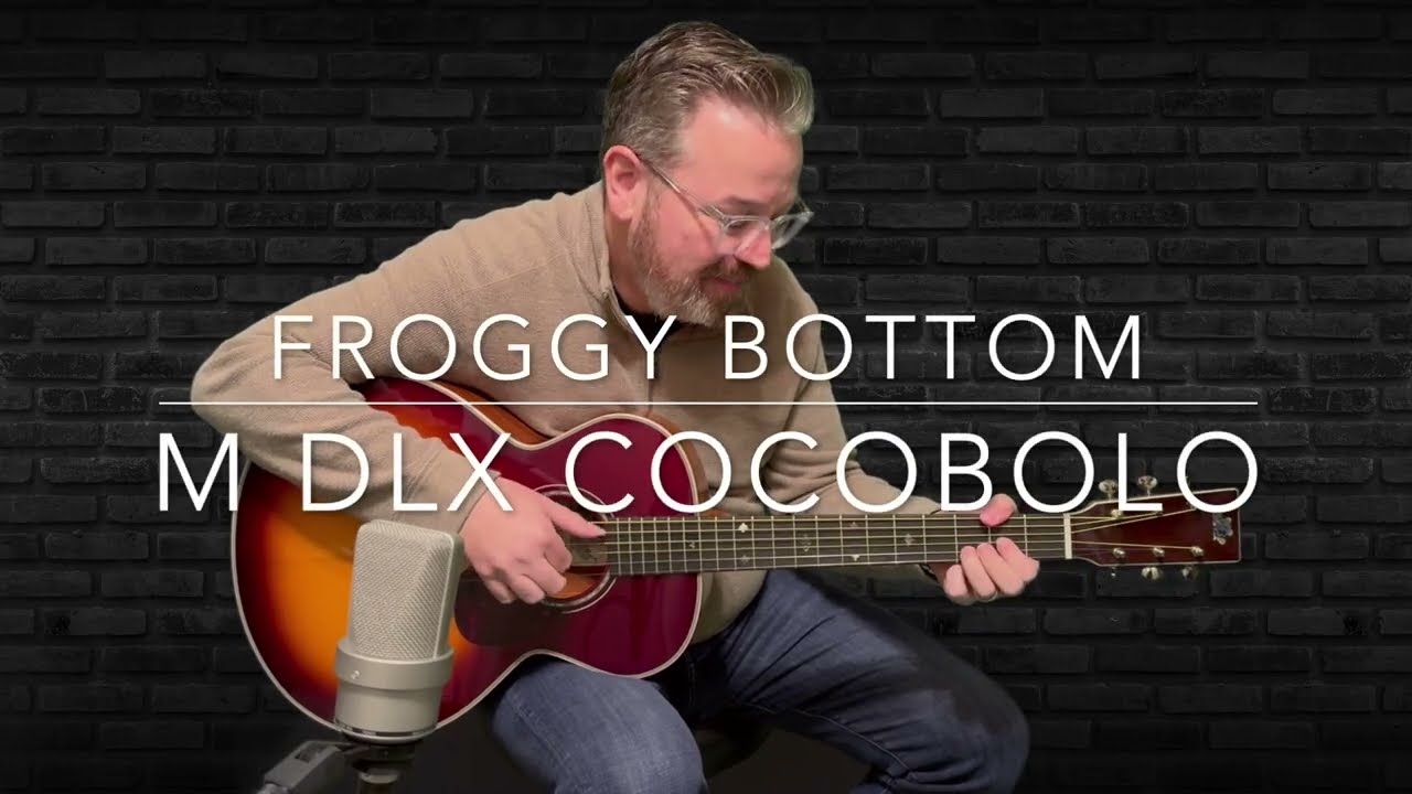 Froggy Bottom M Dlx Cocobolo Sunburst Guitar at Guitar Gallery TN.
