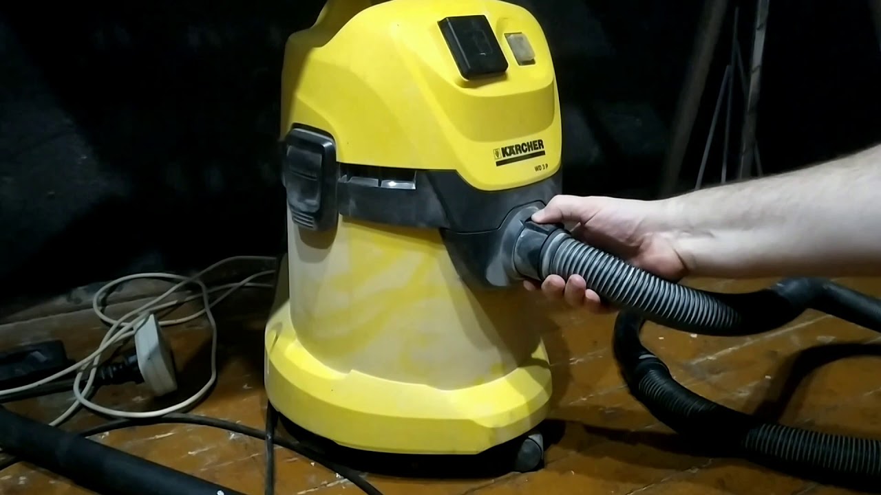 Краткий обзор пылесоса Karcher WD 3 P и некоторые лайф хаки при работе с ним