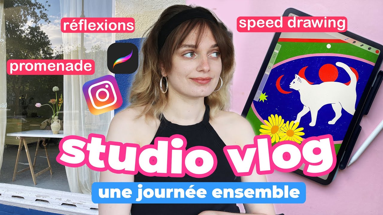 STUDIO VLOG : Nouvelle illustration, manque de travail et la vie à Berlin