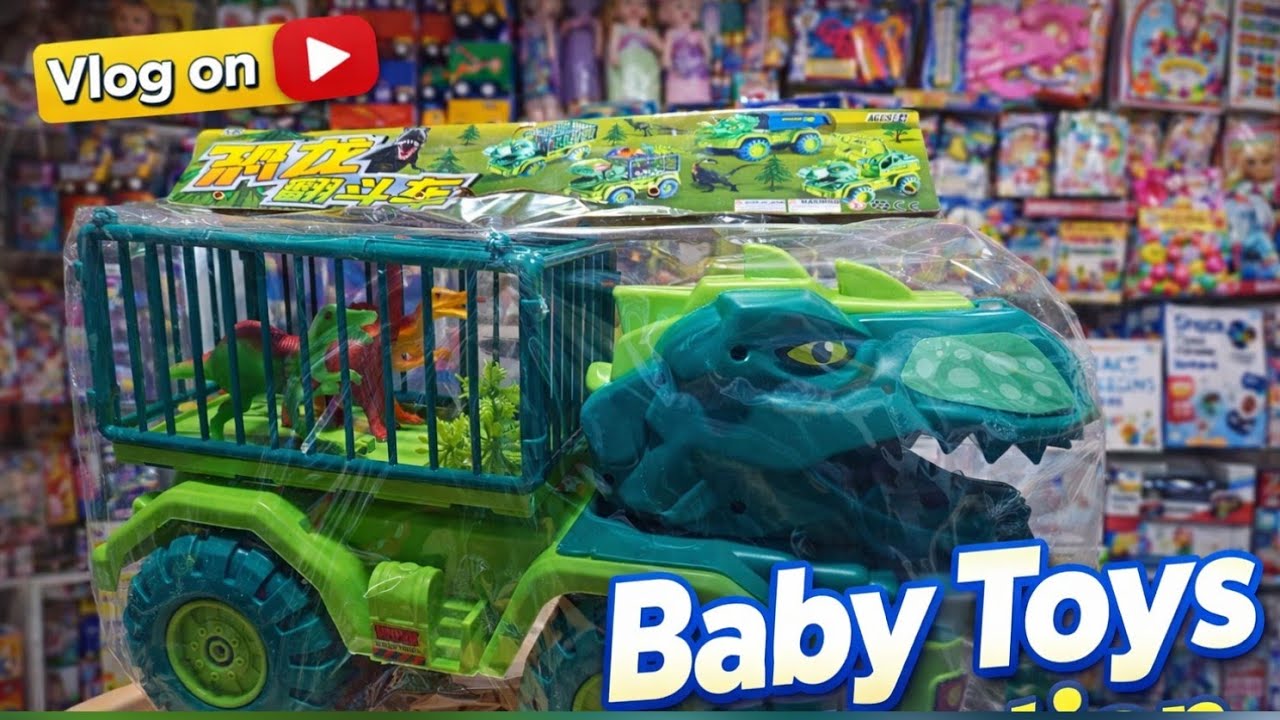 Baby toys collection with dinosaur 🦖 truck shani vlogs 