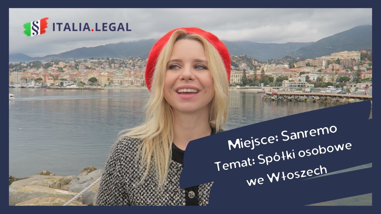 Miejsce: Sanremo. Temat: Spółki osobowe we Włoszech