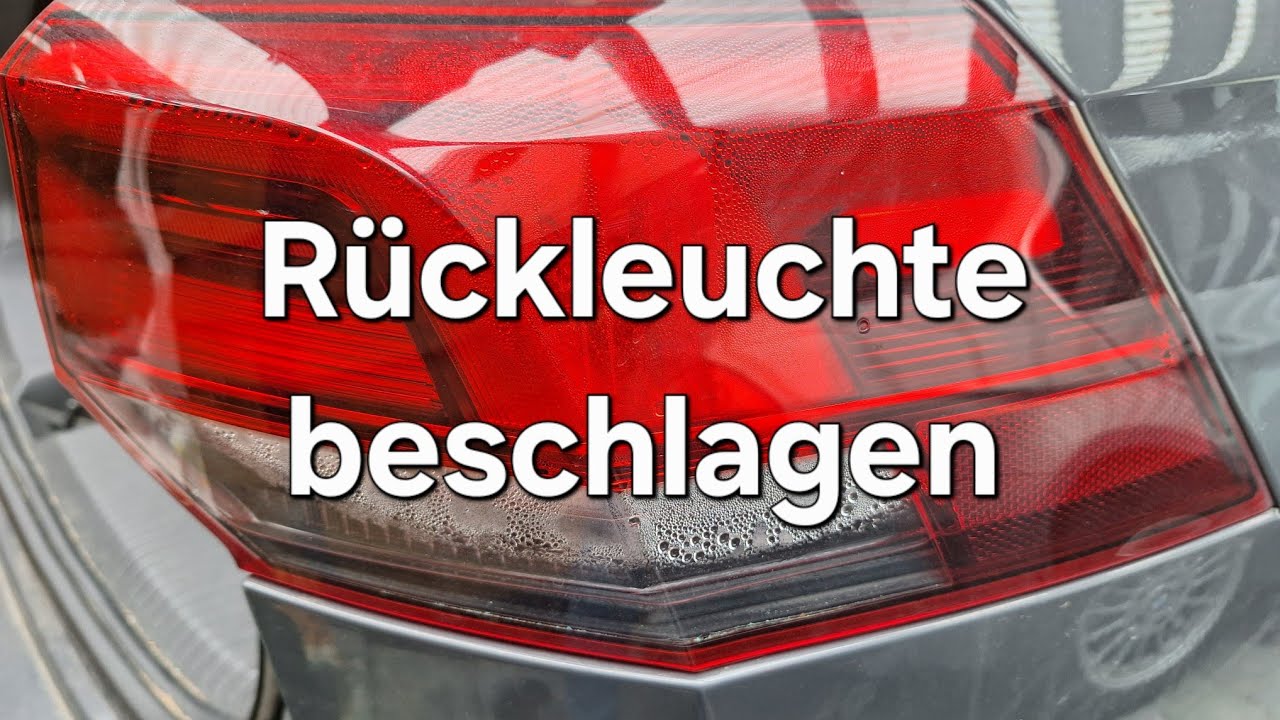 Golf 8 Rücklicht trocknen / aus- und wieder einbauen