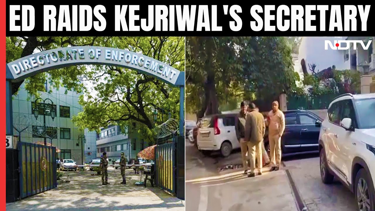 AAP's Rajya Sabha MP, Arvind Kejriwal's Personal Secretary's Premises Raided