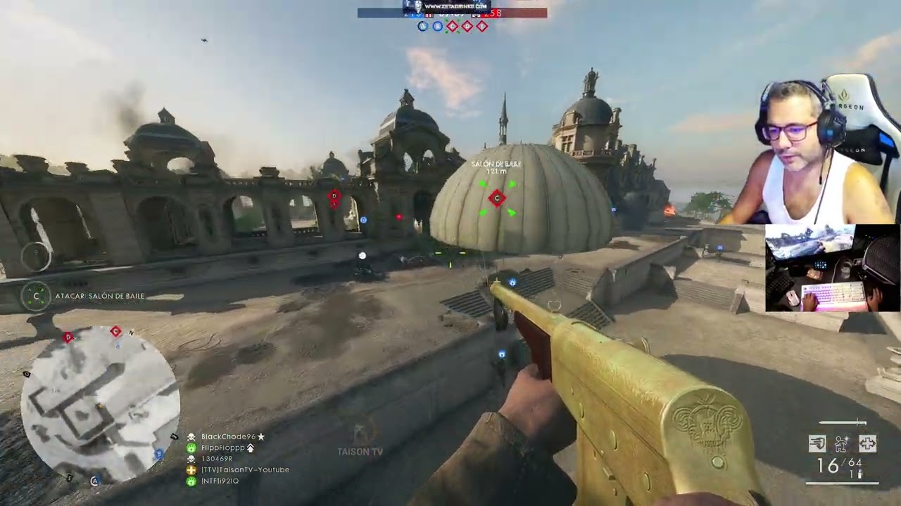 Rayado en el Salon Battlefield 1