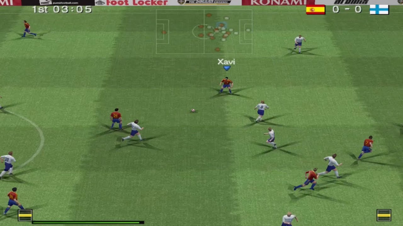 Amazing Teamwork: Tiki-Taka and Counter Attacks! PES 6 2007